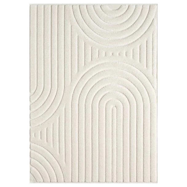 Denna produkten heter Steam Heat, tillverkad av Polyester material med en vacker Offwhite färg - SE Mattor