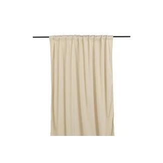 Sammetsgardin 2-pack Lavendelvind Beige