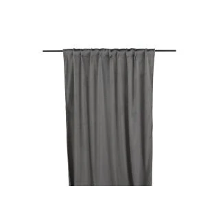 Sammetsgardin 2-pack Lavendelvind Mörkgrå