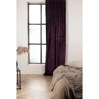 Sammetsgardin 2-pack Lavendelvind Lila