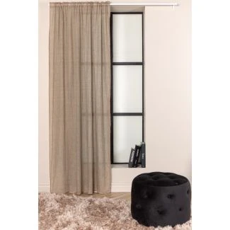 Linnegardin-look 2-Pack Rosendimma Brun