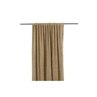 Rumsförmörkande Sammetsgardin 2-pack Kristallglans Sand