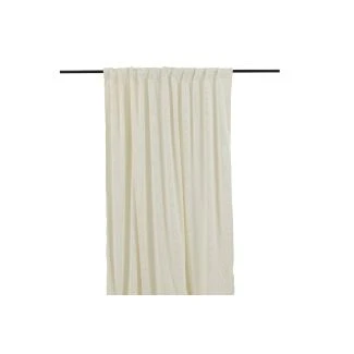 Rumsförmörkande Sammetsgardin 2-pack Kristallglans Offwhite