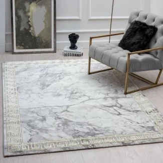 Art Versace Guld Modern Matta