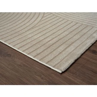 Gångmatta Bella Spin Mörkbeige
