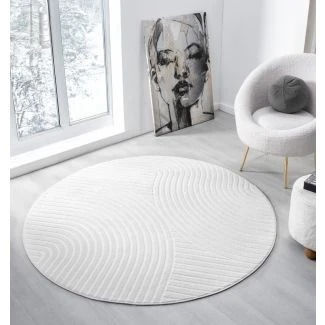 Rund Bella Spin Offwhite