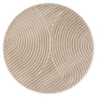 Rund Bella Spin Mörkbeige