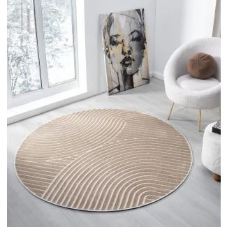 Rund Bella Spin Mörkbeige