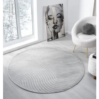 Rund Bella Spin Grå