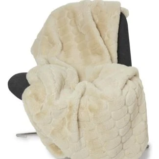 Bubble Pläd Beige