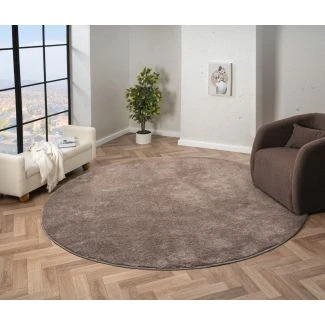 Rund Cloudy Taupe