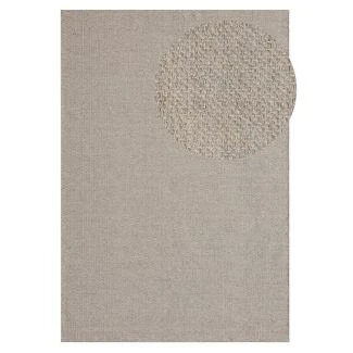 Denna produkten heter Dastan Mörkbeige Ullmatta i Mörkbeige färg från 790,00 kr, tillverkad av 80% Ull & 20% Bomull material - SE Mattor