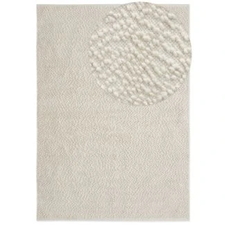Denna produkten heter Edessa, tillverkad av 80% Ull & 20% Bomull material med en vacker Offwhite färg - SE Mattor