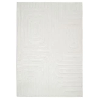 Tvättbar Mjuk Ryamatta Fuzzy Vega Offwhite