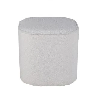 Sittpuff Adela Teddy Vit