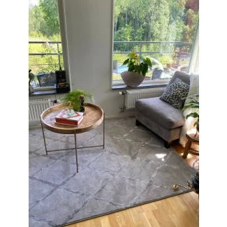 Menlo Park Grå Modern Matta