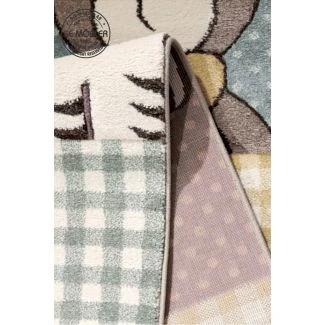 Pastel Teddy Barnmatta