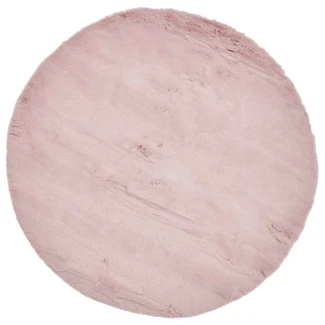 Rund Rabbit Fur Rosa
