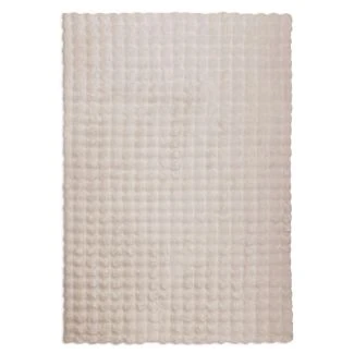 Denna produkten heter Rabbit Bubble, tillverkad av Polyester material med en vacker Ljusbeige färg - SE Mattor
