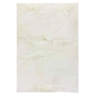 Denna produkten heter Rabbit Eco, tillverkad av Polyester material med en vacker Offwhite färg - SE Mattor