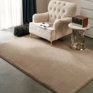 Rabbit Fur Taupe 230x330 cm