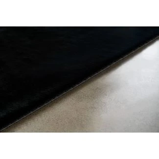 Gångmatta Rabbit Fur Svart