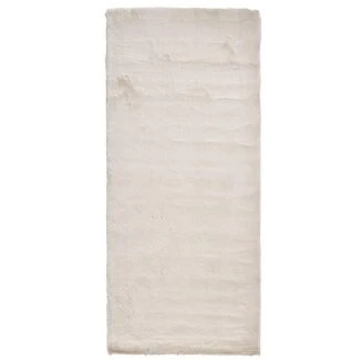 Rabbit Fur Beige 80x300 cm