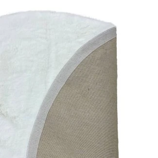 Rabbit Fur Vit Ø Rund 200 cm