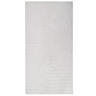 Denna produkten heter Pälsmatta Rabbit Peak 80x300 cm Offwhite, tillverkad av Polyester material med en vacker Offwhite färg - SE Mattor