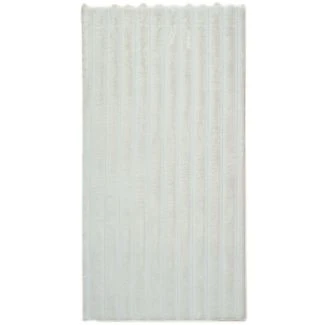 Denna produkten heter Gångmatta Rabbit Stripe Offwhite, tillverkad av Polyester material med en vacker Offwhite färg - SE Mattor