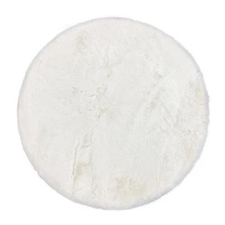 Rabbit Fur Vit Ø Rund 80 cm