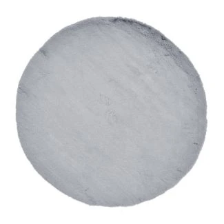 Rabbit Fur Silver Ø Rund 200 cm