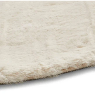 Rabbit Fur Beige 80x150 cm