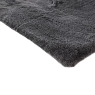 Gångmatta Rabbit Fur Mörkgrå