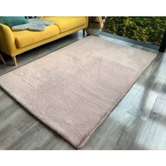 Rabbit Fur Rosa 160x230 cm