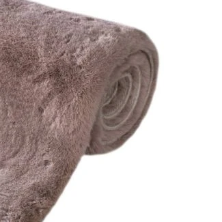 Gångmatta Rabbit Fur Rosa