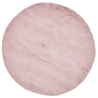 Rabbit Fur Rosa Ø Rund 80 cm