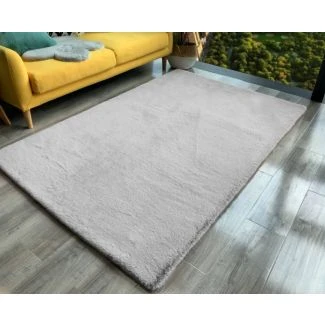 Rabbit Fur Silver 120x180 cm