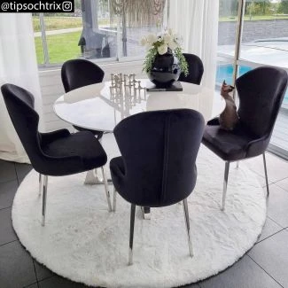 Rund Rabbit Fur Vit