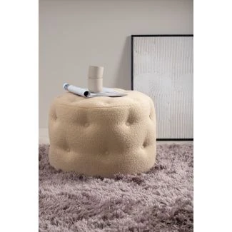 Sittpuff Violetta Beige