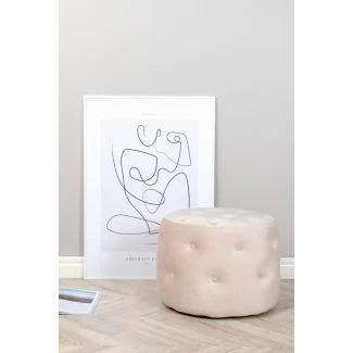 Sittpuff Violetta Vit