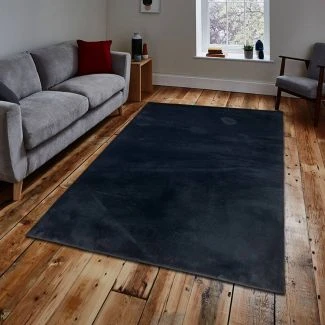 Share Svart Tvättbar Matta