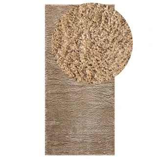 Gångmatta Softy Mörkbeige