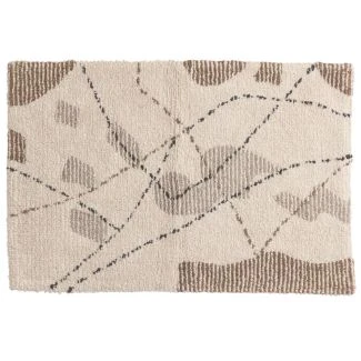 Tiva Beige Badrumsmatta