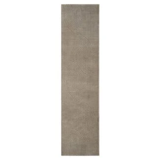 Gångmatta Twisty Spin Mörkbeige
