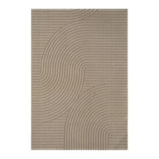 Twisty Spin Mörkbeige Modern Matta