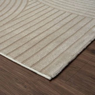 Gångmatta Twisty Spin Mörkbeige