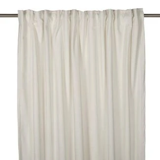 Velvet Offwhite Sammetsgardiner 2-Pack