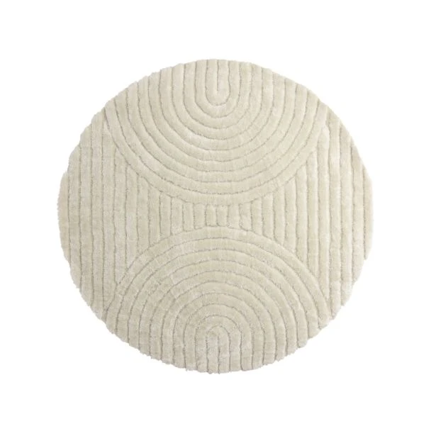 Denna produkten heter Veron, tillverkad av Polyester material med en vacker Vit färg - SE Mattor
