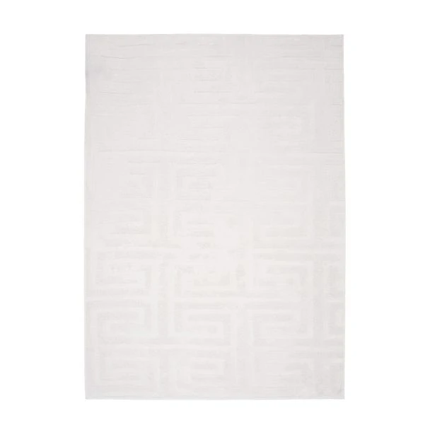 Denna produkten heter Arlo, tillverkad av Polyester material med en vacker Offwhite färg - SE Mattor